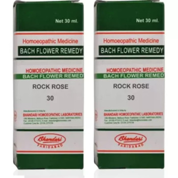 Bhandari Bach Flower Rock Rose (30ml, Pack of 2)