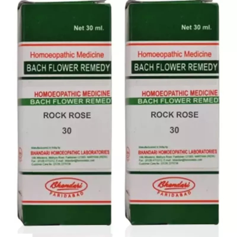 Bhandari Bach Flower Rock Rose (30ml, Pack of 2)