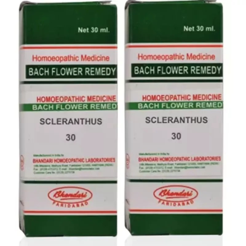 Bhandari Bach Flower Scleranthus (30ml, Pack of 2)