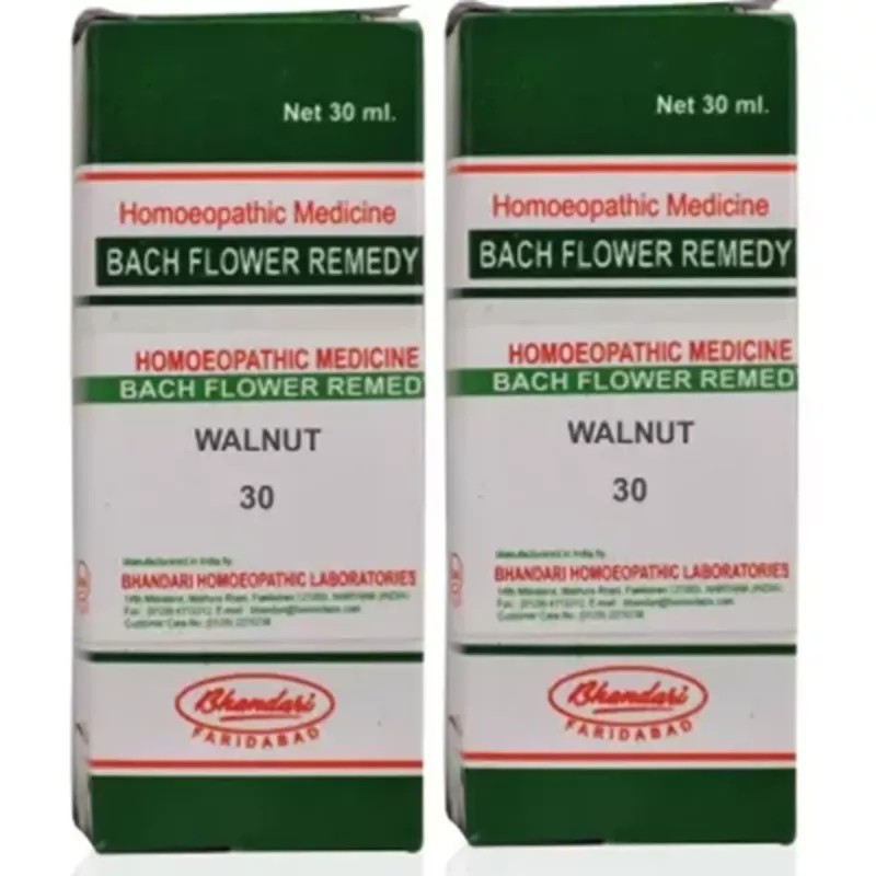 Bhandari Bach Flower Walnut (30ml, Pack of 2)
