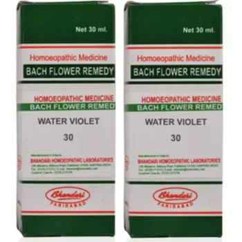 Bhandari Bach Flower Water Violet (30ml, Pack of 2)