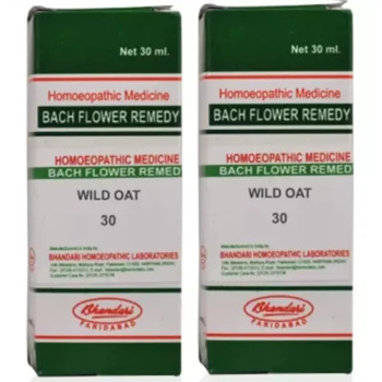 Bhandari Bach Flower Wild Oat (30ml, Pack of 2)