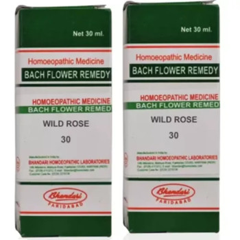 Bhandari Bach Flower Wild Rose (30ml, Pack of 2)