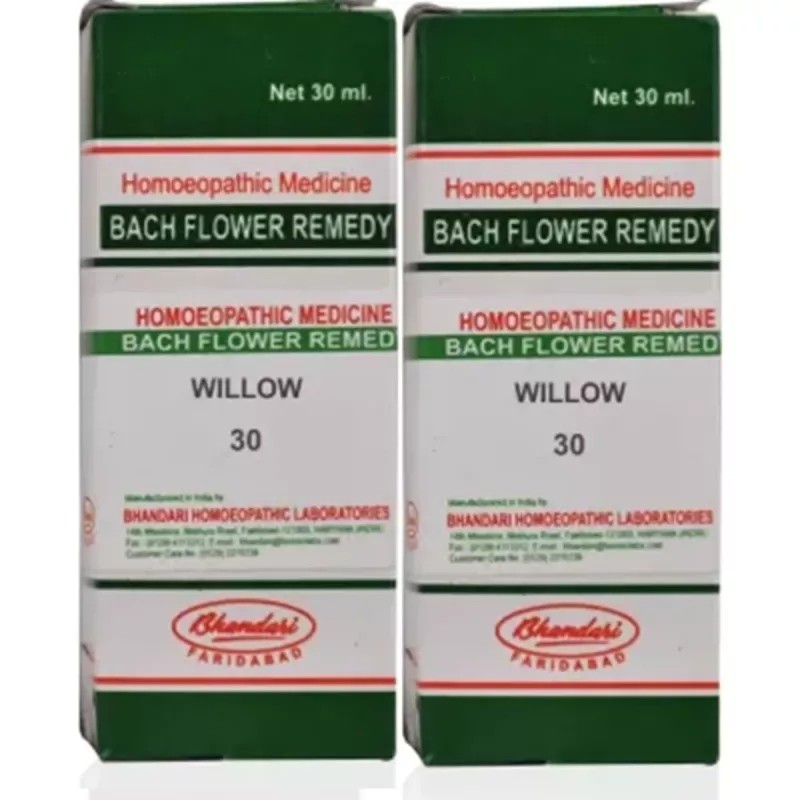 Bhandari Bach Flower Willow (30ml, Pack of 2)