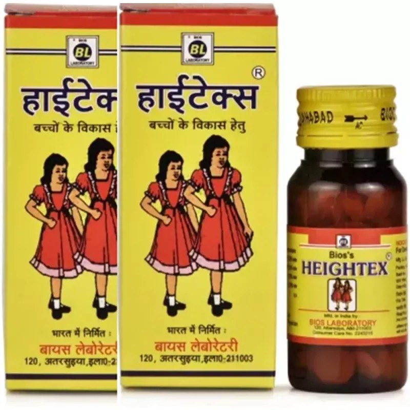Bios Lab Heightex Tablet (25g, Pack of 2)