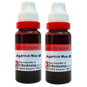 Dr Reckeweg Agaricus Muscarius 1X (Q) (20ml, Pack of 2)