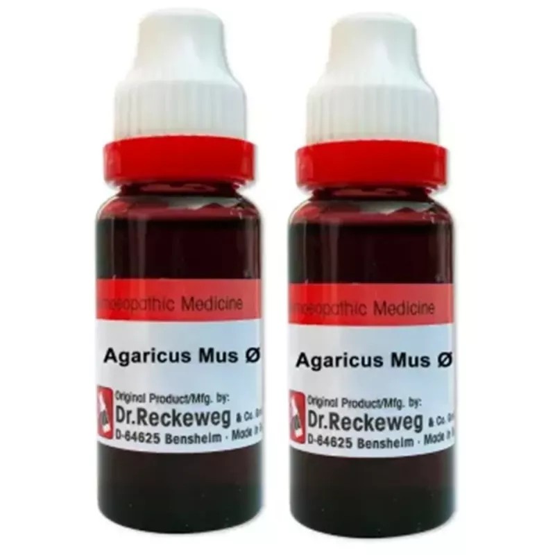 Dr Reckeweg Agaricus Muscarius 1X (Q) (20ml, Pack of 2)