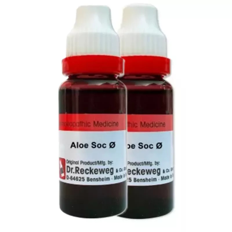Dr Reckeweg Aloe Socotrina 1X (Q) (20ml, Pack of 2)