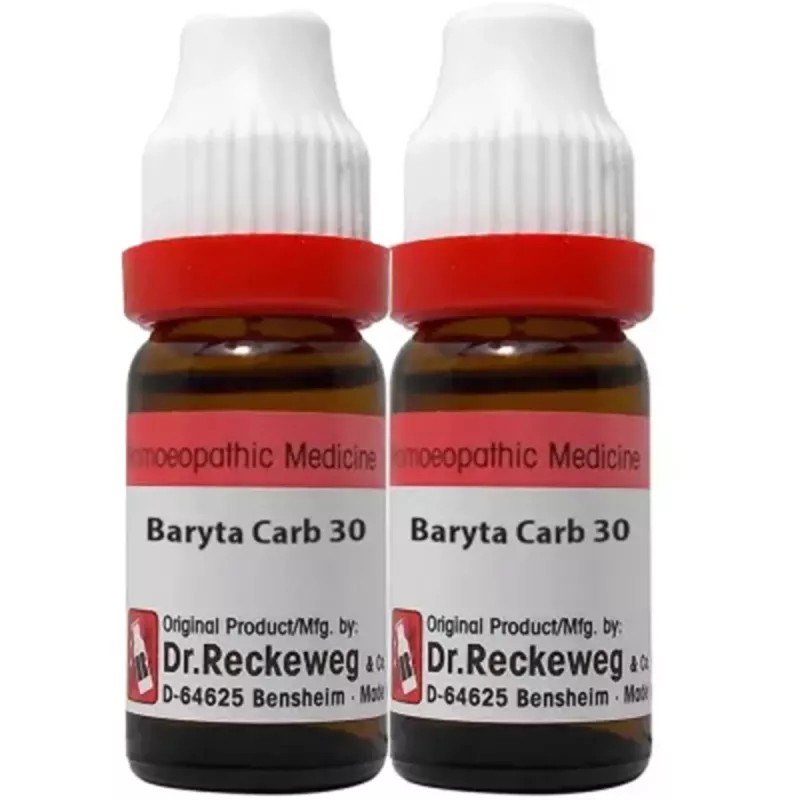 Dr Reckeweg Baryta Carbonicum 30 CH (11ml, Pack of 2)