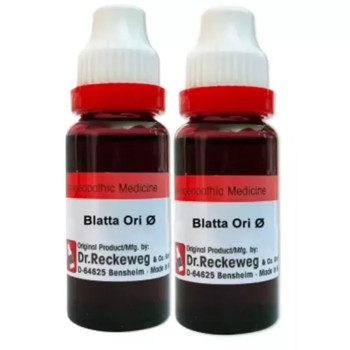 Dr Reckeweg Blatta Orientalis 1X (Q) (20ml, Pack of 2)