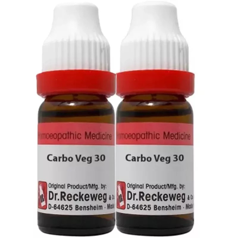 Dr Reckeweg Carbo Vegetabilis 30 CH (11ml, Pack of 2)