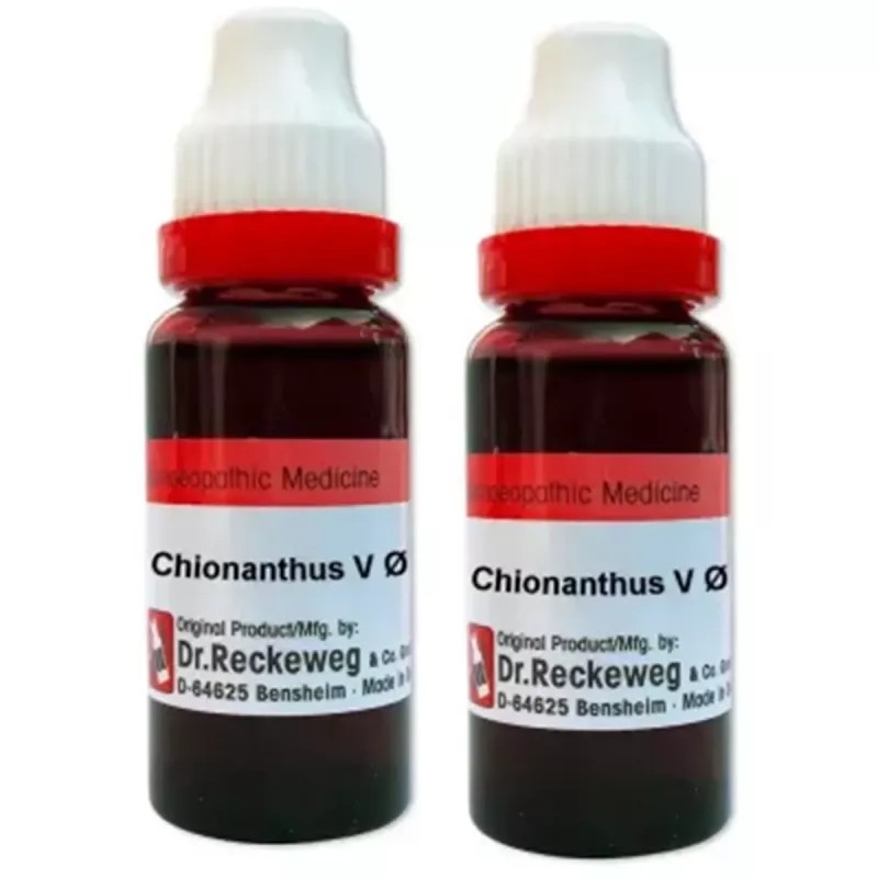 Dr Reckeweg Chionanthus Virginica 1X (Q) (20ml, Pack of 2)