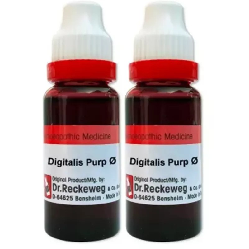 Dr Reckeweg Digitalis Purpurea 1X (20ml, Pack of 2)