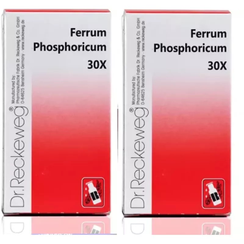 Dr Reckeweg Ferrum Phosphoricum 30X (20g, Pack of 2)