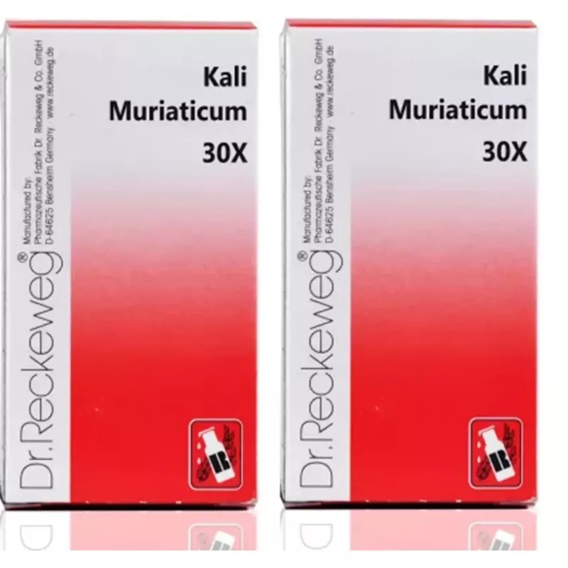 Dr Reckeweg Kali Muriaticum 30X (20g, Pack of 2)