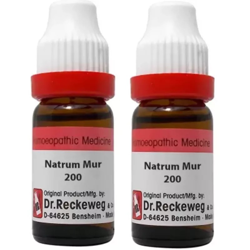 Dr Reckeweg Natrum Muriaticum 200 CH (11ml, Pack of 2)