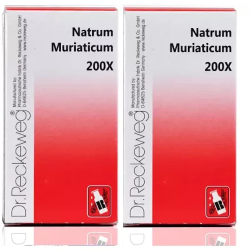 Dr Reckeweg Natrum Muriaticum 200X (20g, Pack of 2)