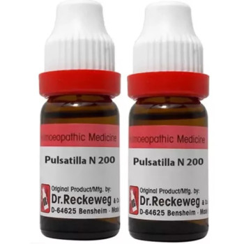 Dr Reckeweg Pulsatilla Nigricans 200 CH (11ml, Pack of 2)