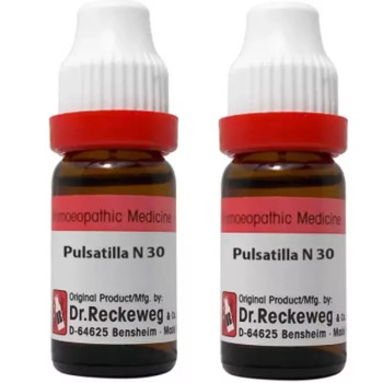 Dr Reckeweg Pulsatilla Nigricans 30 CH (11ml, Pack of 2)