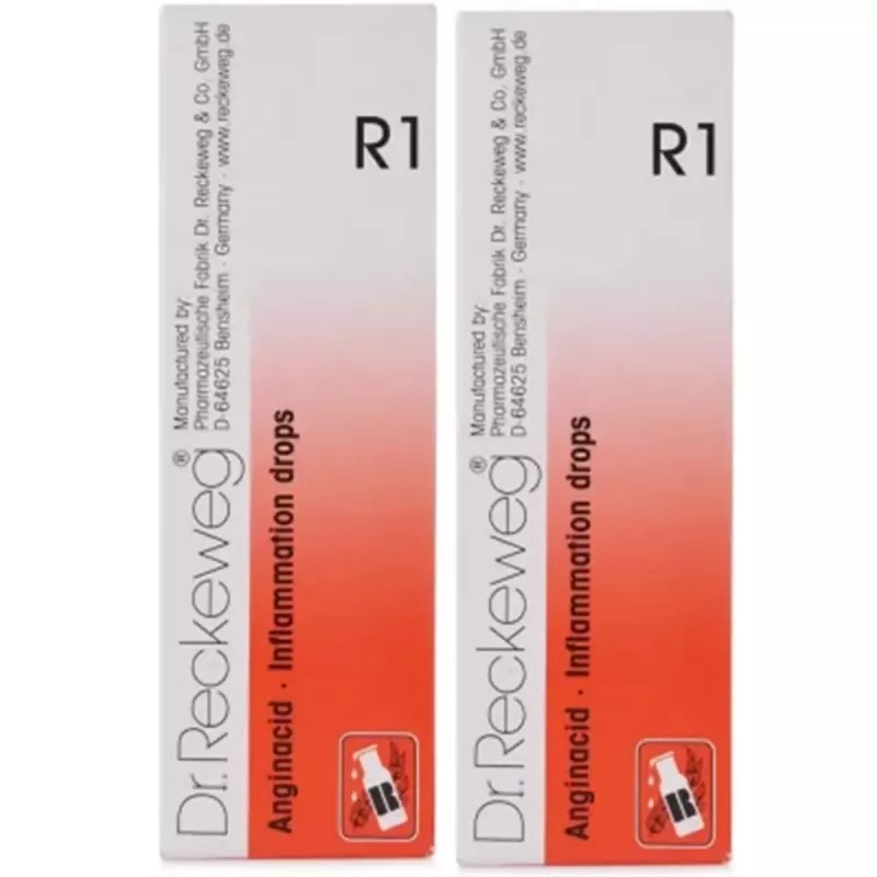 Dr Reckeweg R1 (Anginacid) (22ml, Pack of 2)