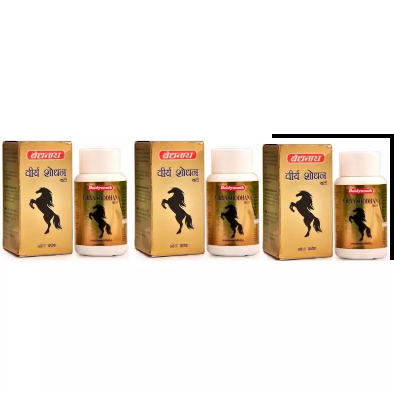 Baidyanath Virya Shodhan Bati (60tab, Pack of 3)
