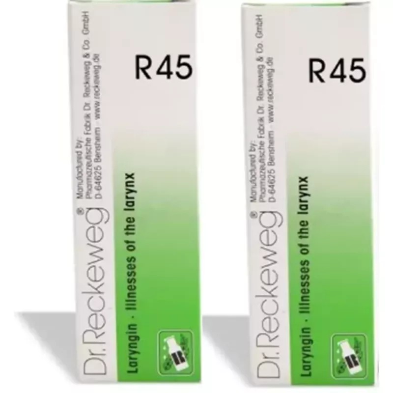 Dr Reckeweg R45 (Laryngin) (22ml, Pack of 2)