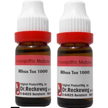 Dr Reckeweg Rhus Toxicodendron 1M (1000 CH) (11ml, Pack of 2)
