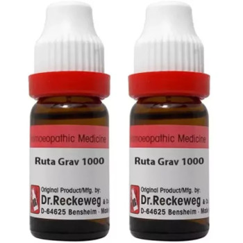 Dr Reckeweg Ruta Graveolens 1M (1000 CH) (11ml, Pack of 2)