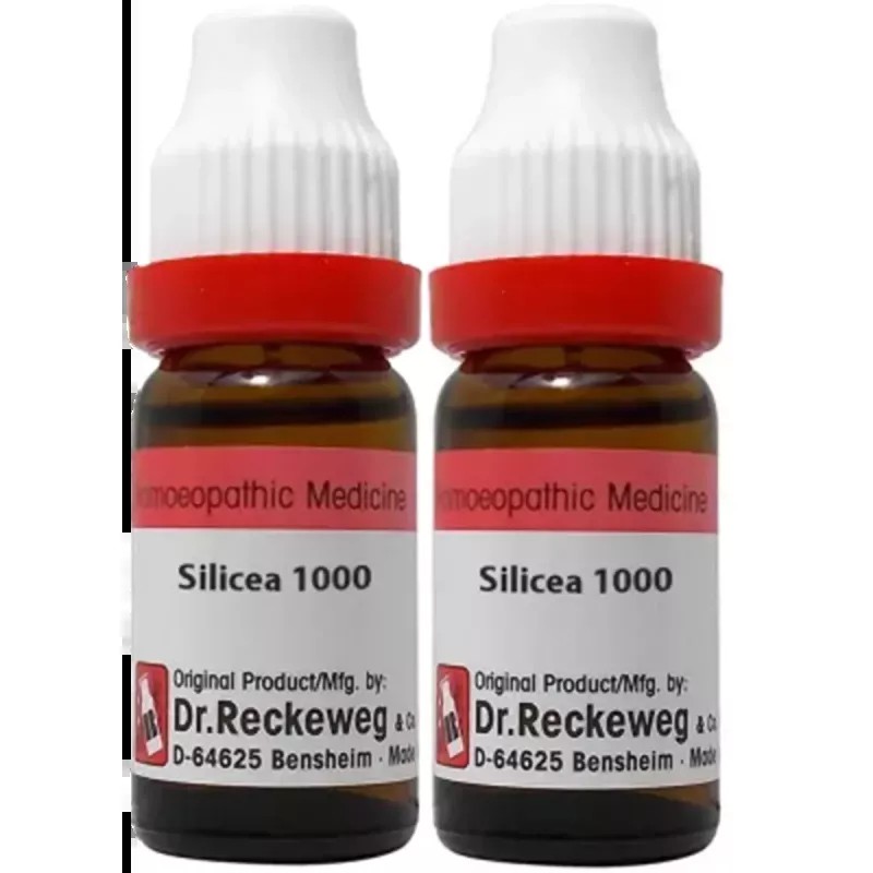 Dr Reckeweg Silicea 1M (1000 CH) (11ml, Pack of 2)