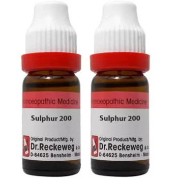 Dr Reckeweg Sulphur 200 CH (11ml, Pack of 2)