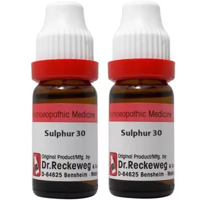 Dr Reckeweg Sulphur 30 CH (11ml, Pack of 2)