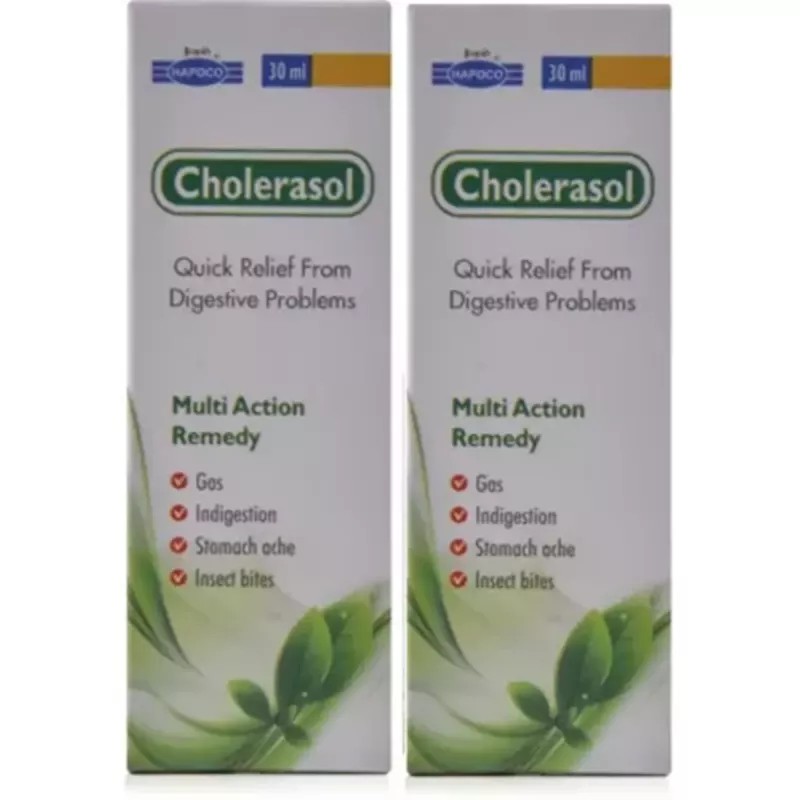 HAPDCO Cholerasol Drops (30ml, Pack of 2)