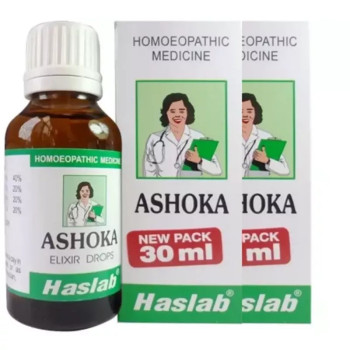 Haslab Ashoka Elixir Drops (30ml, Pack of 2)