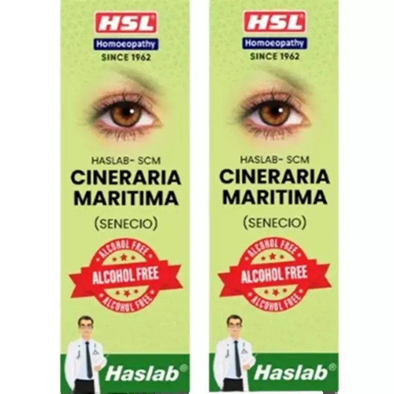 Haslab Cineraria Eye Drops (10ml, Pack of 2)