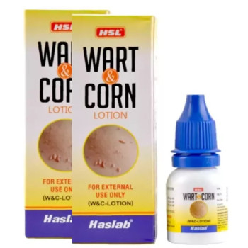 Haslab Warts & Corn Lotion (10ml, Pack of 2)