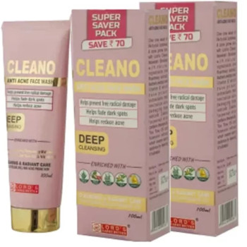 Lords Cleano Facewash (100ml, Pack of 2)