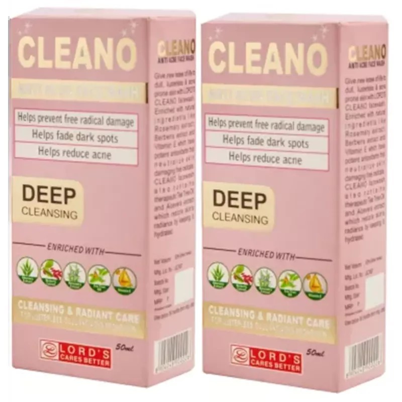 Lords Cleano Facewash (50ml, Pack of 2)