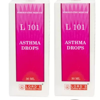 Lords L 101 Asthma Drops (30ml, Pack of 2)