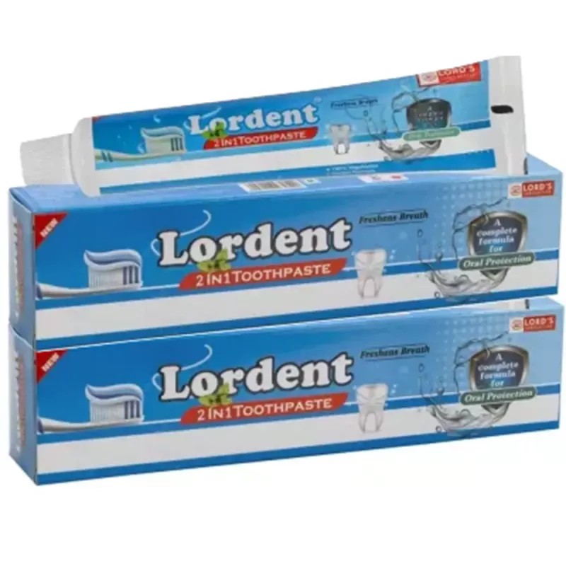 Lords Lordent 2 In 1 Toothpaste (100g, Pack of 2)