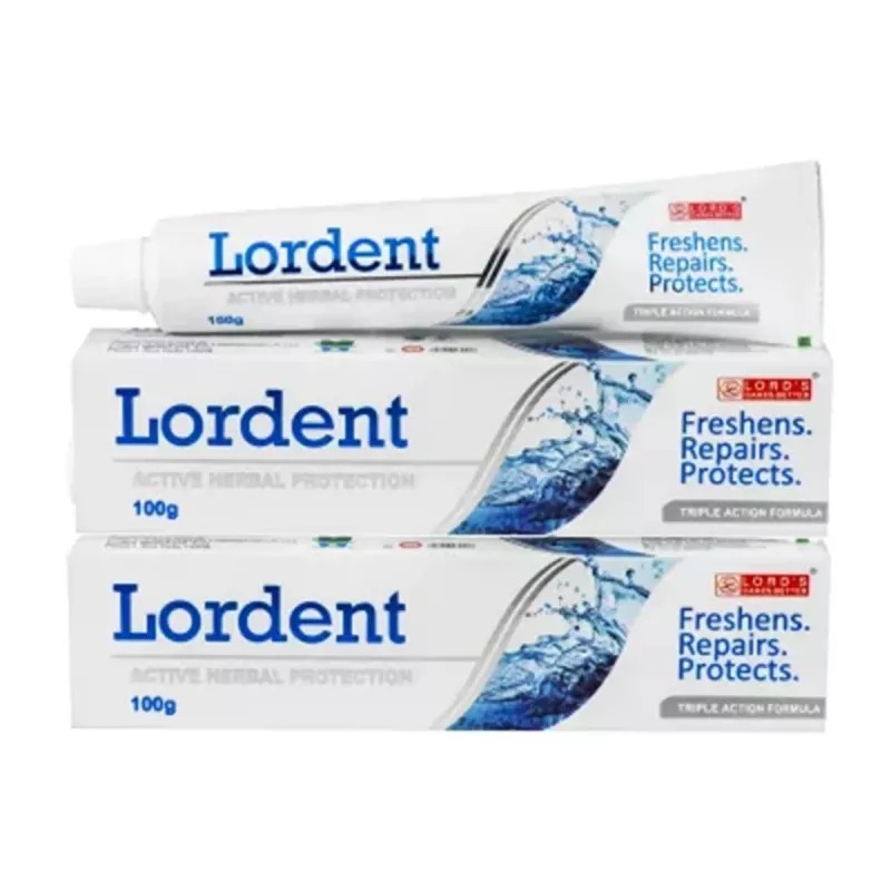 Lords Lordent Tooth Paste (100g, Pack of 2)