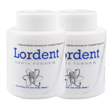 Lords Lordent Tooth Powder (100g, Pack of 2)