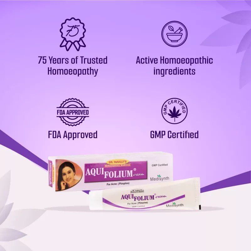 Medisynth Aquifolium Cream (20g, Pack of 2)