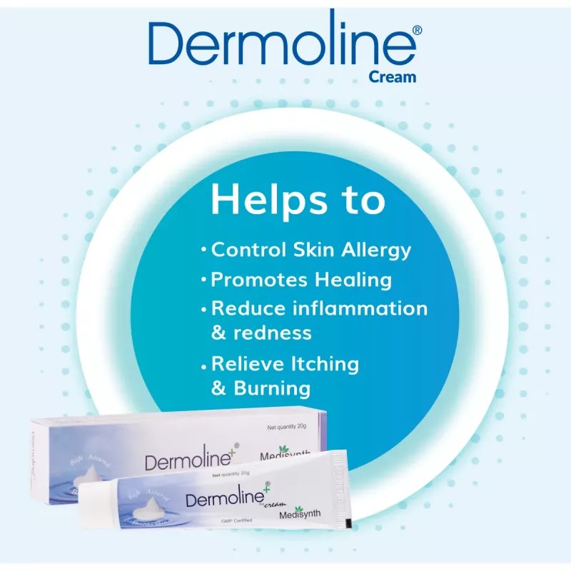 Medisynth Dermoline Plus Cream (20g, Pack of 2)