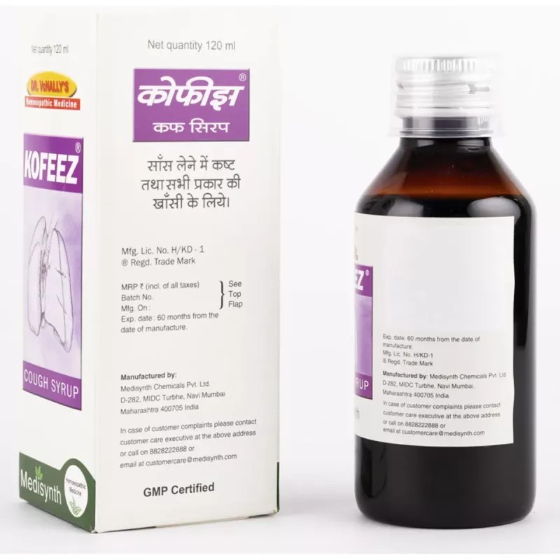 Medisynth Kofeez Syrup (120ml, Pack of 2)