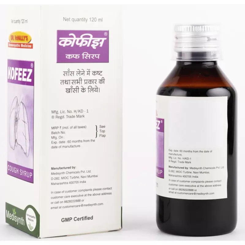 Medisynth Kofeez Syrup (200ml, Pack of 2)
