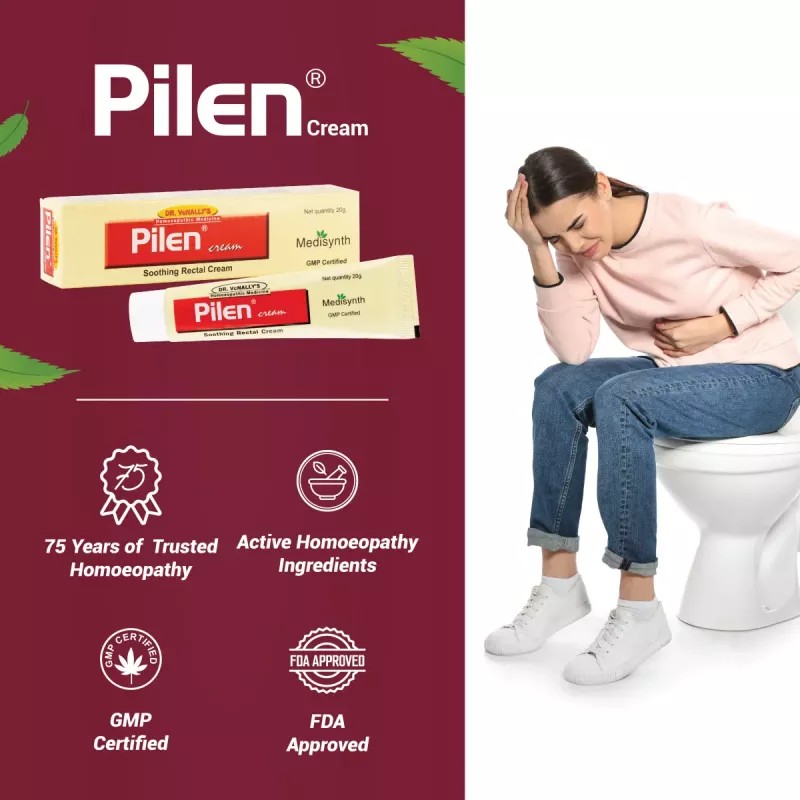Medisynth Pilen Cream (20g, Pack of 2)