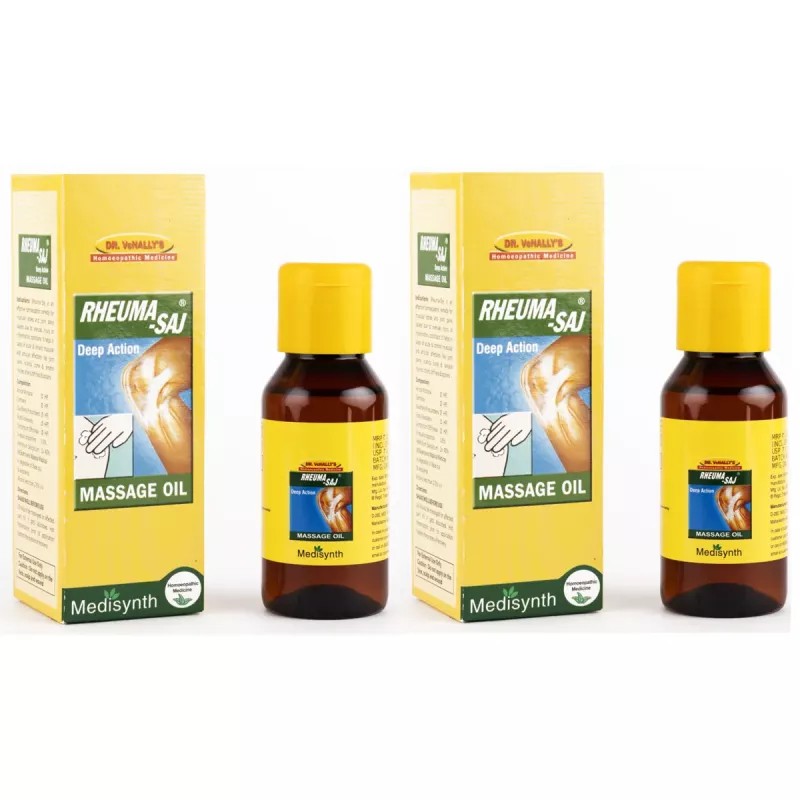 Medisynth Rheumasaj Oil (120ml, Pack of 2)
