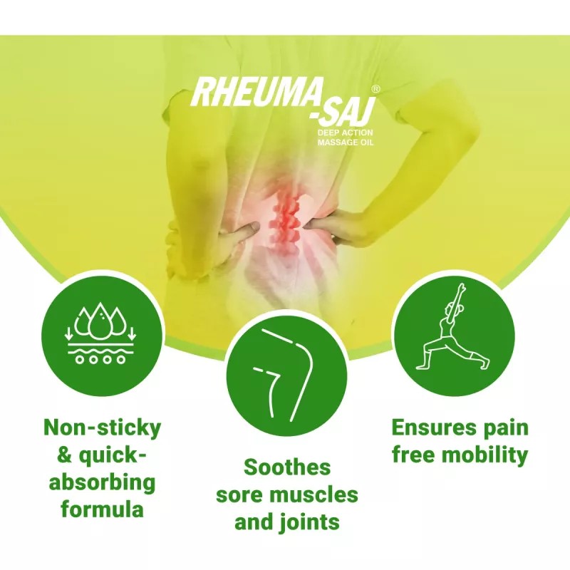 Medisynth Rheumasaj Oil (120ml, Pack of 2)
