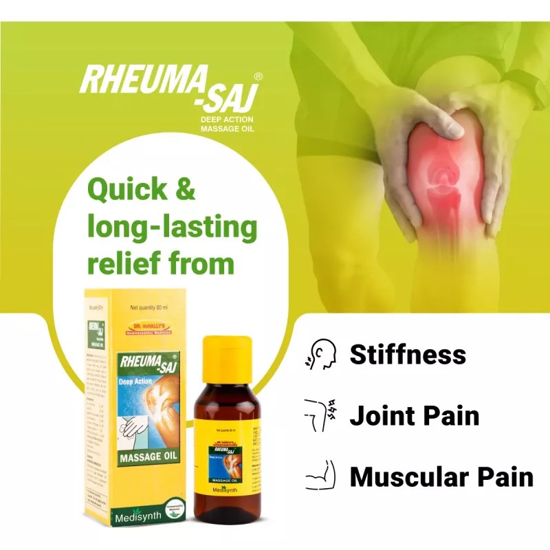 Medisynth Rheumasaj Oil (60ml, Pack of 2)