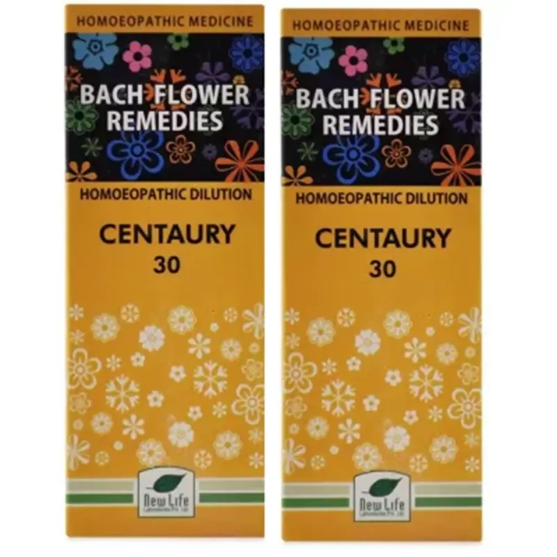 New Life Bach Flower Centaury (100ml, Pack of 2)